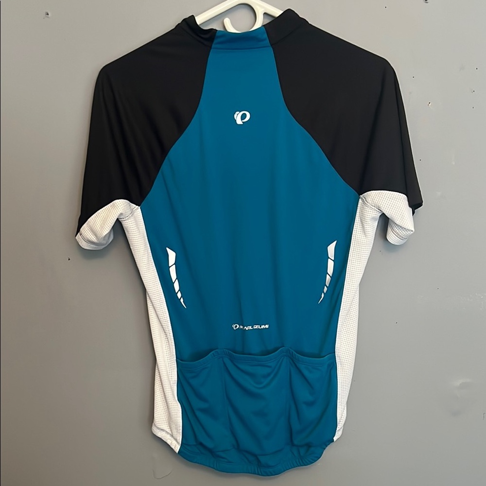 Pearl Izumi Teal and Black Cycling Jersey - Picture 2 of 3
